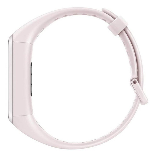 Imagen 4 de 4 de Huawei Band 4 0.96" caja de plástico malla sakura pink de caucho de silicona ADS-B29