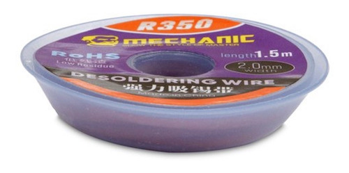Imagen 2 de 5 de Malla Desoldante Mechanic R350 1,5mm