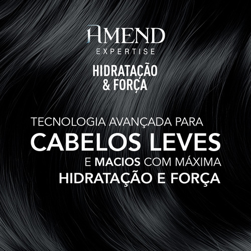 Kit Hidratação & Força Amend - Shampoo, Máscara E Leave In