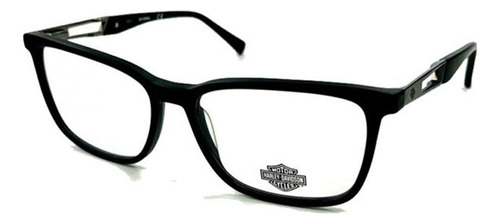 Óculos De Grau Harley Davidson Hd0873 002 Fosco Preto