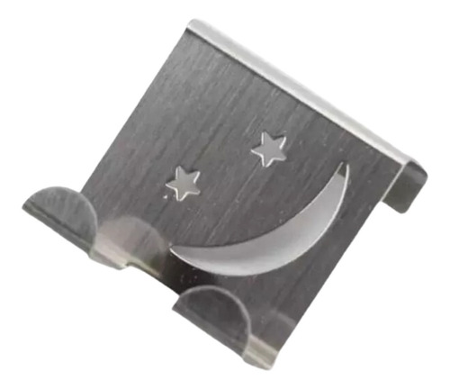 Imagen 6 de 10 de Gancho Metálico Con Diseño Luna Estrella
