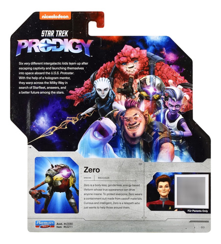 Star Trek Prodigy: Figura De Acción Cero De 5 Pulgadas Con