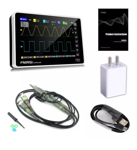 Osciloscópio Fnirsi 1013d Digital Duplo Canal 100mhz