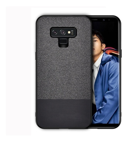 Funda  Shockproof Tpu + Tela Para Samsung Note 9