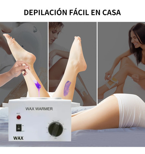 Pote de depilação com aquecedor de cera com escorredor de 3 kg