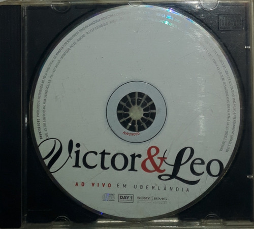 Cd Victor Leo Vivo Uberlândia 2007 Sony Sem Capas (Usado)