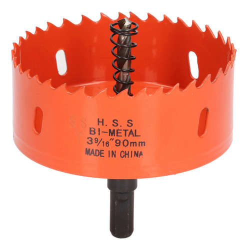 Sierra Perforadora Bimetálica 3-9/16 (90 Mm) Hss Heavy Duty
