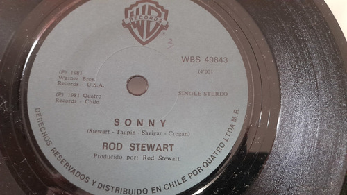 Vinilo Single De Rod Stewart  Sonny (y17