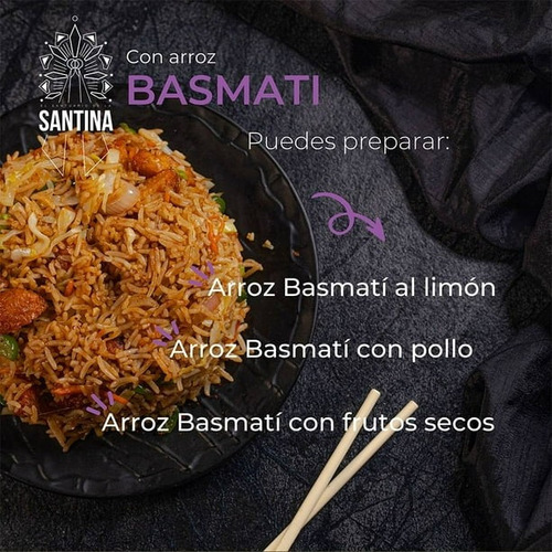 4 Pza Arroz Santina Basmati Especializado 500 G