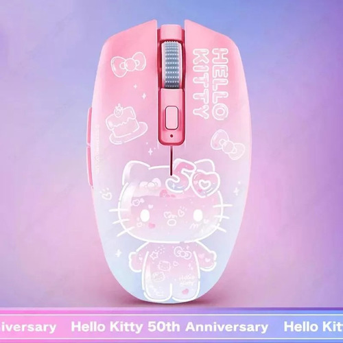 Q Ratón Inalámbrico Razer Sanrio Hello Kitty 50th, Modos