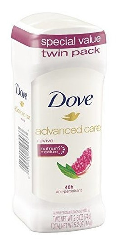 Dove Desodorante Antitranspirante Cuidado Avanzado, Acabado