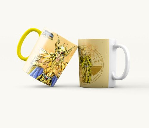 Taza Caballeros Del Zodiaco Shaka De Virgo Dorados Saint Sei