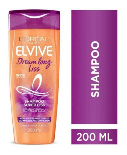 Shampoo Elvive Dream Long Liss X200ml