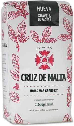 Yerba Mate Cruz De Malta Tradicional 500g 