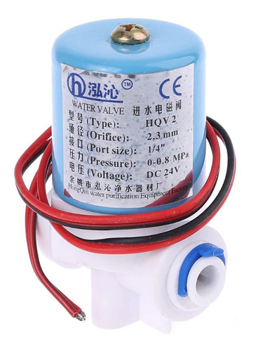 Válvula Solenoide 6mm Nc 24 V Dc 0-120psi Alimento Aire Agua