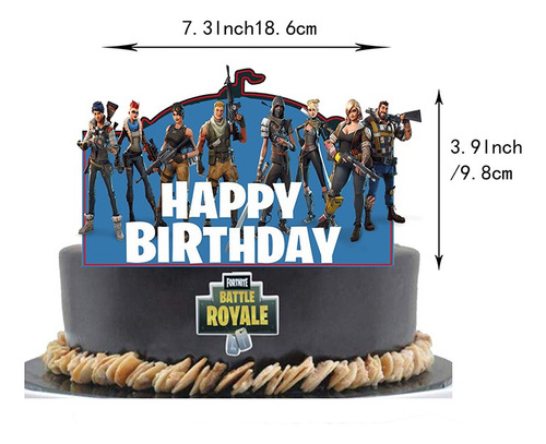 Kit Fiesta Fortnite Globos De Cumpleaños Decoración