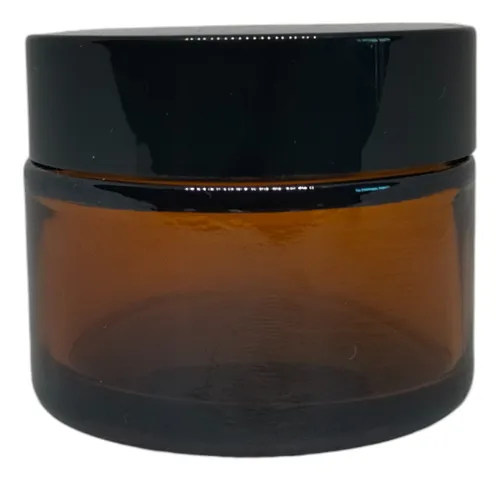 Envase De Vidrio Grande Para Crema De Lujo X 3 Und