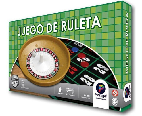 Juego De Mesa Ruleta Gold Clásica Plastigal Original Lelab