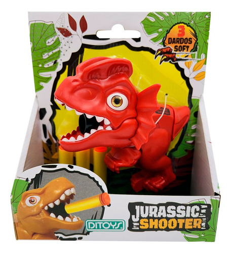 Pistola Lanza Dardos Dinosaurio Jurassic Shooter Dinos Ed