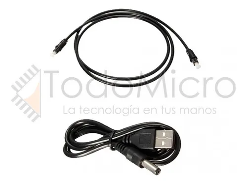 Conversor Audio Digital Jack Rca A Optico Toslink Usb