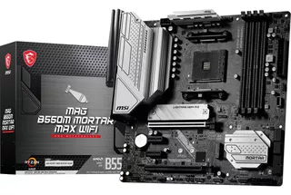 Placa Base Para Juegos Msi Mag B550m Mortar Max Wifi (proces