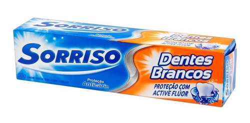Creme Dental Sorriso Dentes Brancos 50g Embalagem Com 12 Uni