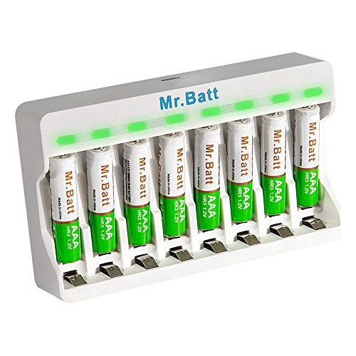 Baterías Aaa Recargables 8 Paquete Mr Batt Nimh Aaa Ba...