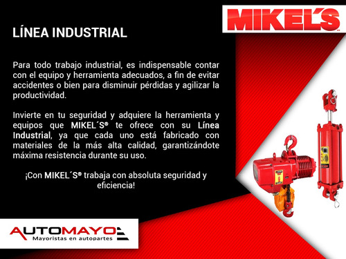 Montacargas Manual Extra Ancho 1 Ton Mikel's
