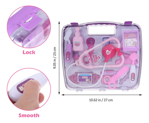Kit Médico Pretend Play De Juguete Para Enfermeras, 14 Pieza