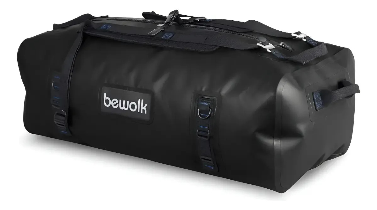 Bolso Estanco Bewolk Bu 60100 Cierre Aleman Tizip Gris Negro