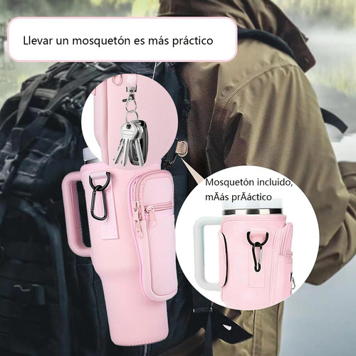 Funda Bolsa Para Termo Stanley 40oz Botellas Agua Con Correa