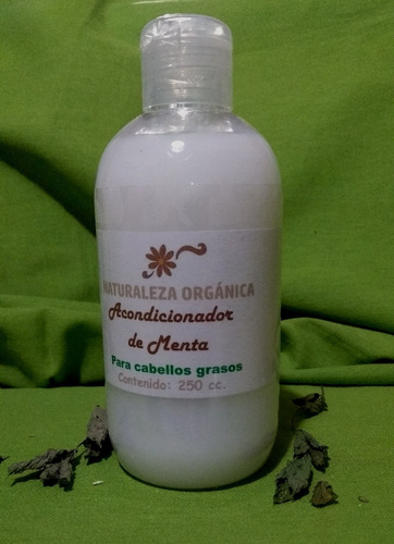 Shampoo Y Acondicionador De Menta Para Cabellos Grasos