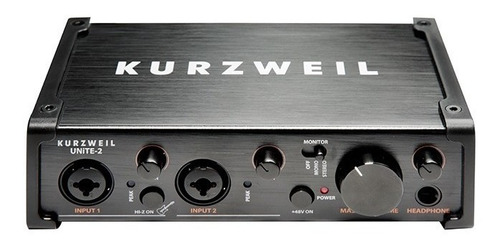 Placa De Sonido Kurzweil Unite2 Interface Audio 2x2 Usb