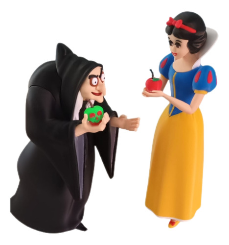 Figura Blancanieves Y Bruja Malvada Disney.  Pack Por 2u