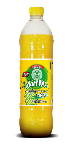 Pack De 15 Refrescos Barrilitos 750 Ml Piña