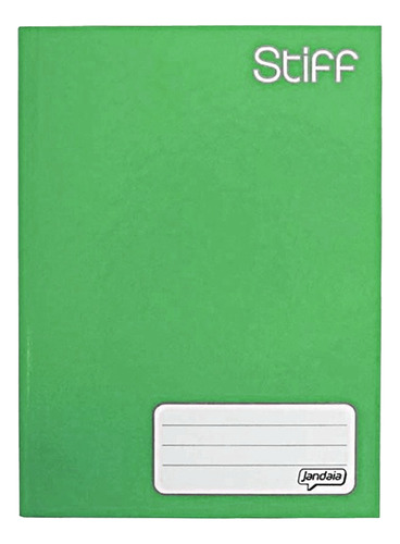 Caderno Brochurão Stiff Verde 80 Folhas 1 Matéria Jandaia