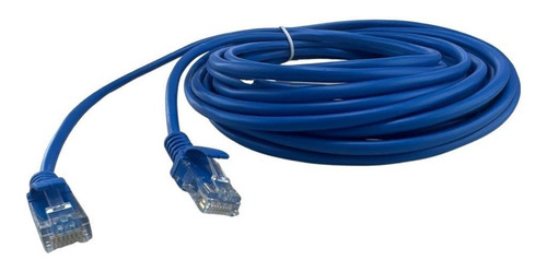 Cable De Red 10 Metros /rj45 Azul---- Genérico ----