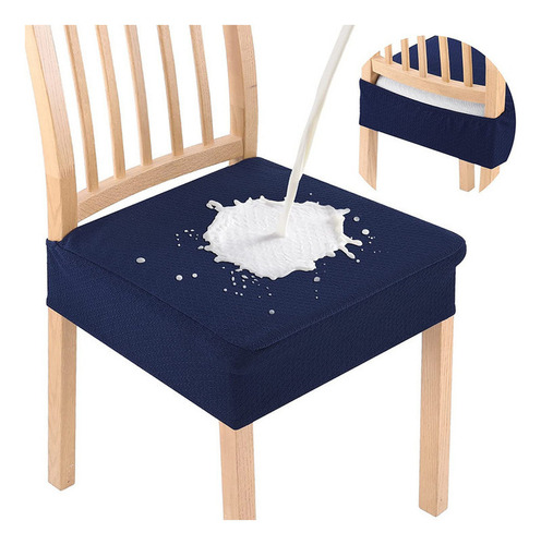 Funda De Asiento Impermeable De 6 Piezas Para Silla De Comed