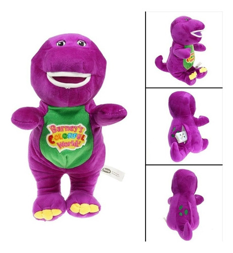 Peluche Barney Dinosaurio Barney's Great Adventure De 30 Cm