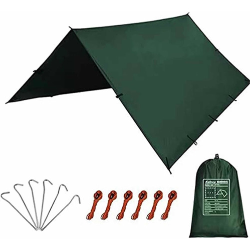 Carpa Lona Supervivencia Impermeable Liviana 3 X 3 Mts