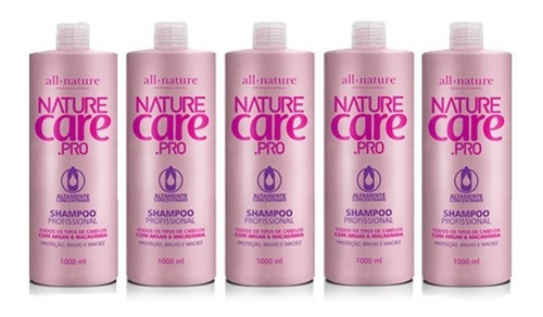 Shampoo E Cond. Nature Care Argan E Macadâmia Allnature 5 L