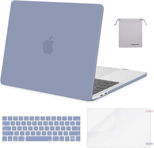 Carcasa Rigida Para Macbook Pro13 2019 2018 2017 Gris Lavand