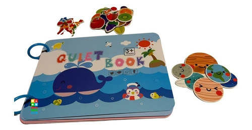 Libro De Velcro Ocupado Para Niños Pequeños Didácticos Juego