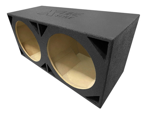 Imagen 4 de 5 de Caja Acústica Xline Doble 12 PuLG Ducto Triangular Dtd212