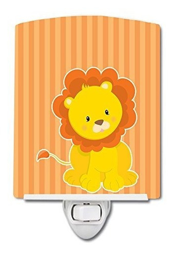 Caroline's Treasures Bb8697cnl Lion Ceramic Night Light, 6x4