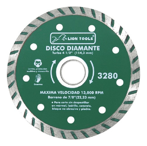 Disco Diamante Rin Turbo 4 1-2 Pulgadas