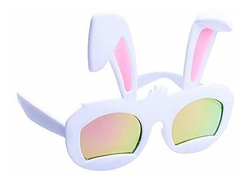 Gafas De Conejito Blancas Con Protección Uv 400 - Niños