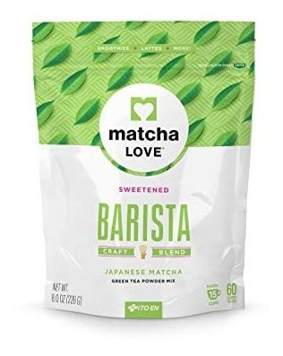 Amor Matcha Té Verde En Polvo, Azucarada, De 8 Onzas De Paqu