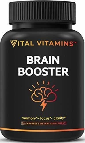 Brain Supplement Nootropics Booster: Mejora El Enfoque, Aume