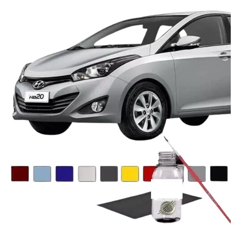 Retoque Tinta Automotiva Prata Metal Hyundai Hb20 Hb20s